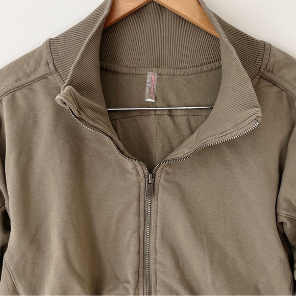 Free People Movement Foundation Ruched Seam Full Zip Jacket Womens Large - Picture 4 of 13